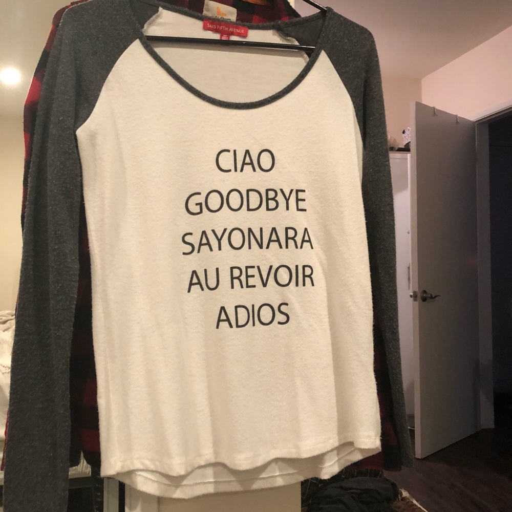 Saks fifth avenue graphic shirt